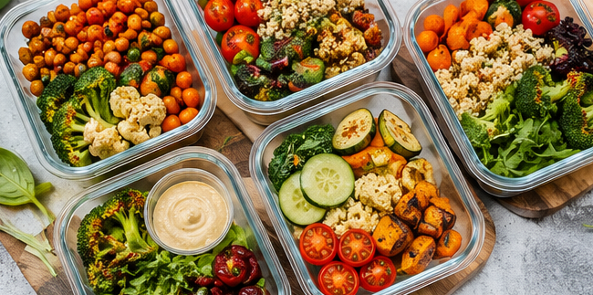 HEALTHY VEGETARIAN
MEAL PREP IDEAS