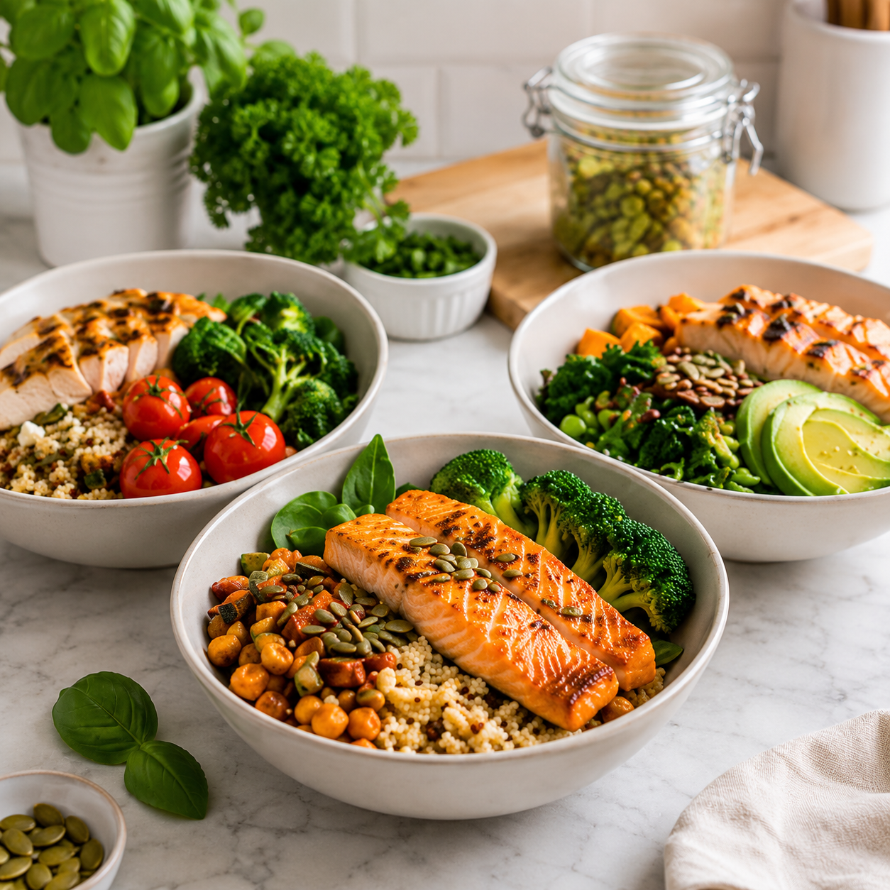 Fresh home-cooked meals